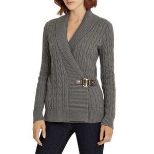 Ralph Lauren Gray V-Neck Sweater